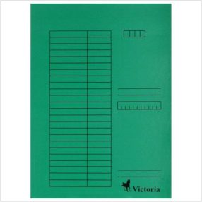   Pólyás dosszié csomag, karton, A4, VICTORIA, 5 választható szín, 5db/csomag