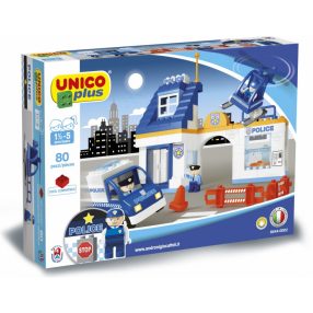 Unico plus építőjáték - Rendőrállomás  80 részes