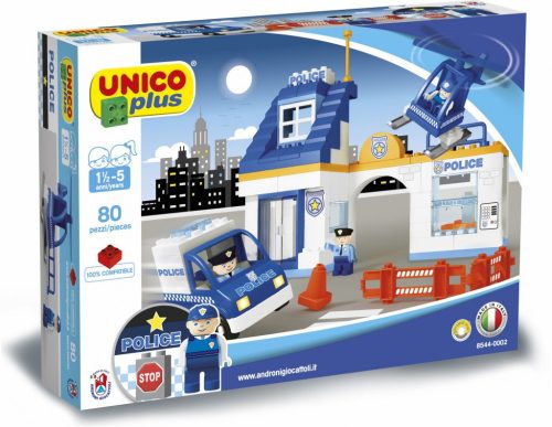 Unico plus építőjáték - Rendőrállomás  80 részes