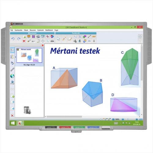 Interaktív tábla Classboard CBO680+CBO A20W hangrendszer